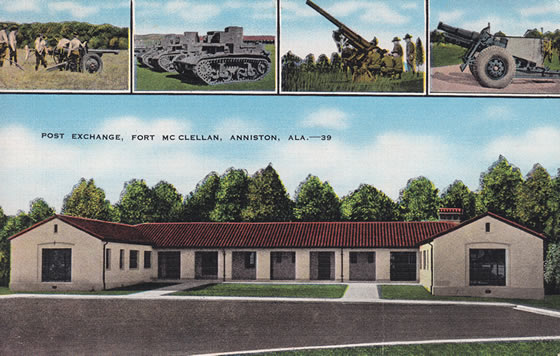 Post Exchange Fort McClellan, Anniston, Alabama 1939